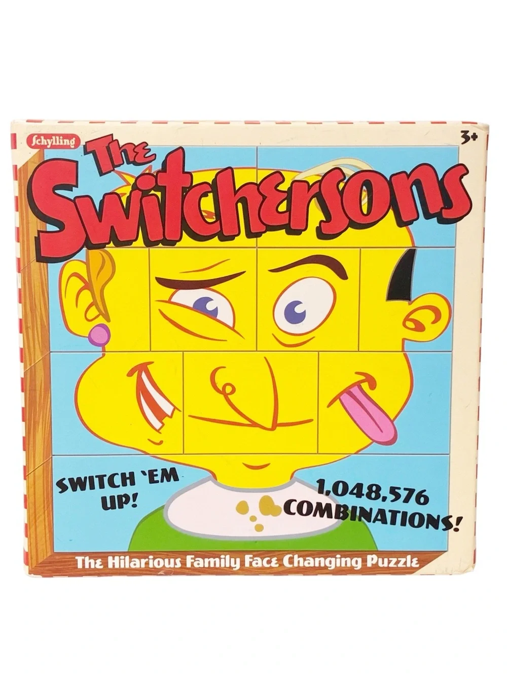 Schylling The Switchersons Face Changing Puzzle NEW
